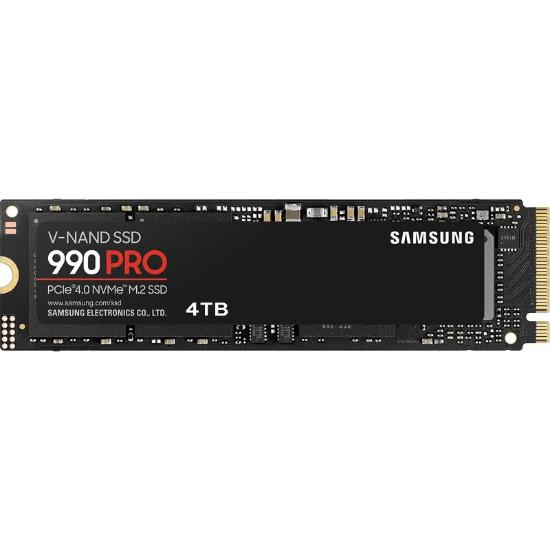 SSD 4TB SAMSUNG 990 PRO NVMe M.2, MZ-V9P4T0BW, maks. do 7450/6900 MB/s