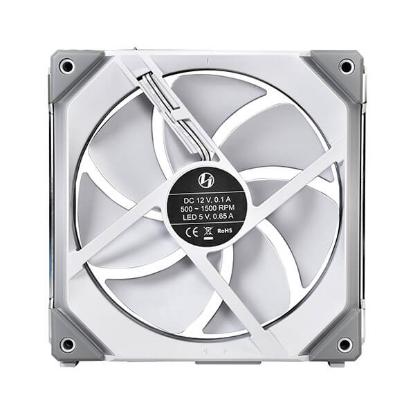 Ventilator LIAN LI Uni SL140 RGB, 140mm PWM, beli, 2 komada