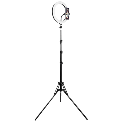 Selfie tripod TRACER LED, s prstenom, 14.5 W
