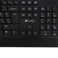 Tipkovnica OCTIO K200U, črna, USB