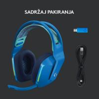 Slušalice LOGITECH Gaming G733 Lightspeed, RGB, bežične, plave