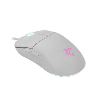 Miška WHITE SHARK GM-5010 Bagdemagus, RGB, 7200dpi, beli, USB