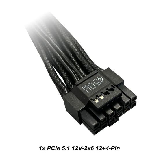 Napajlnik 650W LC Power Integrator Pro LC6650G-SI V3.1, 80+ Gold, modularno, črno
