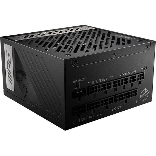 Napajlnik 1000W, MSI MPG A1000G PCIE5, ATX v3.0, 135mm vent, modularno, 80+ Gold