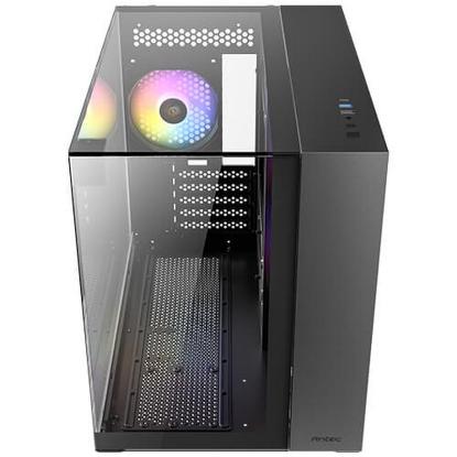 Ohišje ANTEC CX600M Trio RGB, Mini, mATX, window, črno, bez napajalnika
