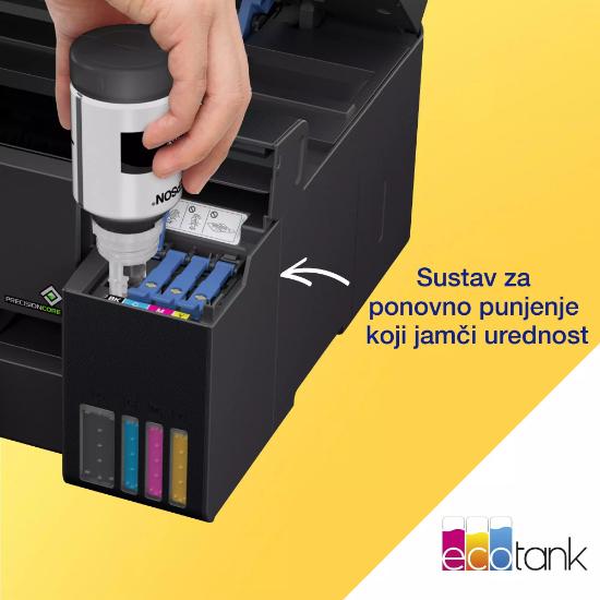 Multifunkcijski Tiskalnik EPSON ITS L14150, Tiskalnik/scanner/copy/fax, Eco Tank, 4800 dpi, USB, LAN, WiFi