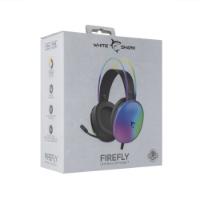 Slušalice WHITE SHARK GH-2342 Firefly, LED, crne