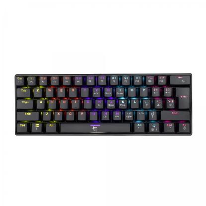 Tipkovnica WHITE SHARK GK-2022 Shinobi, LED, Plavi switch, mehanička, črna, USB