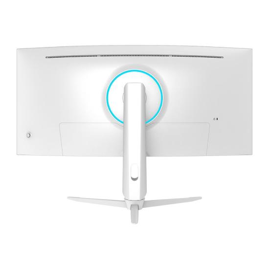 Gaming monitor 34" LC POWER LC-M34-Q-C-PRO, UWQHD, VA, 165Hz, 1ms, 350cd/m2, FreeSync, ukrivljen, beli