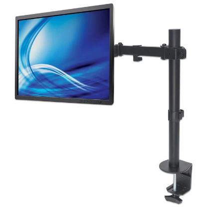 Stalak za monitor MANHATTAN 461542, za jedan monitor, stolni, 13" do 32", crni