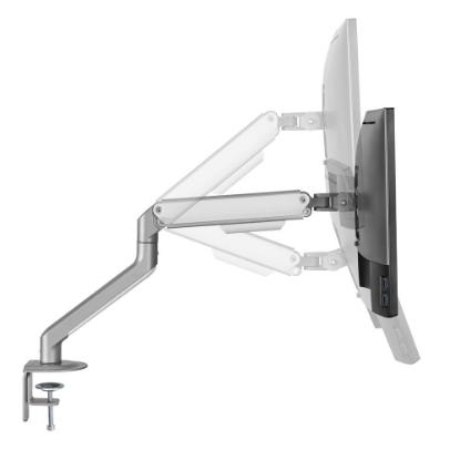 Stalak za monitor WHITE SHARK GMS-3207 Neferites I, stolni, do 32", za 1 monitor, srebrni