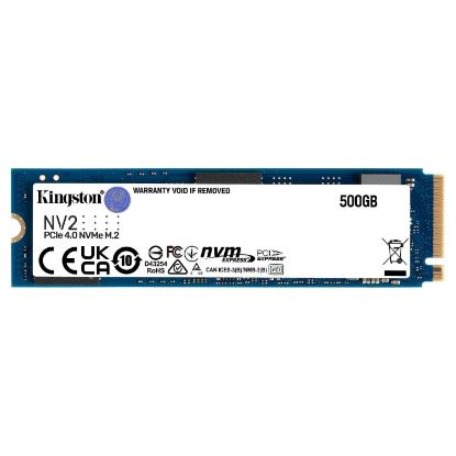 SSD 500GB KINGSTON NV2 SNV2S/500G, M.2/NVMe PCIe 4.0, 2280, maks do 3500/2100 MB/s