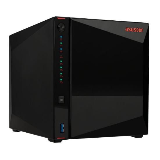 NAS ASUSTOR AS5404T, 4-bay NAS, QuadCore 2.9GHz, 2.5 Gigabit port, 4GB DDR4, bez diskova