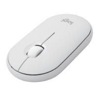 Miška LOGITECH M350s Pebble 2, optički, BT, beli