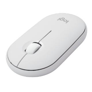 Miška LOGITECH M350s Pebble 2, optički, BT, beli