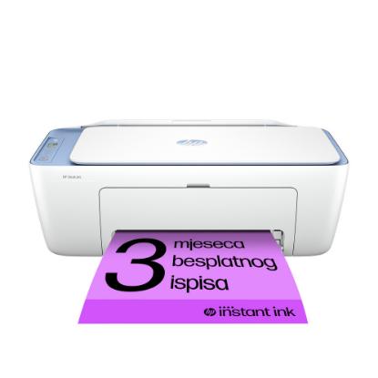 Multifunkcijski Tiskalnik HP DeskJet 2822e, 588R4B, Tiskalnik/scanner/copy, 1200dpi, Wi-Fi, USB, beli, Instant Ink