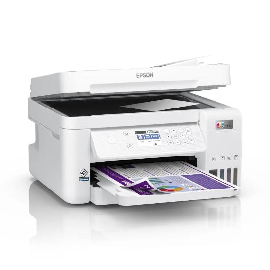 Multifunkcijski Tiskalnik EPSON EcoTank L6276, Tiskalnik/scanner/copy, 4800 x 1200, USB, LAN, WiFi, beli