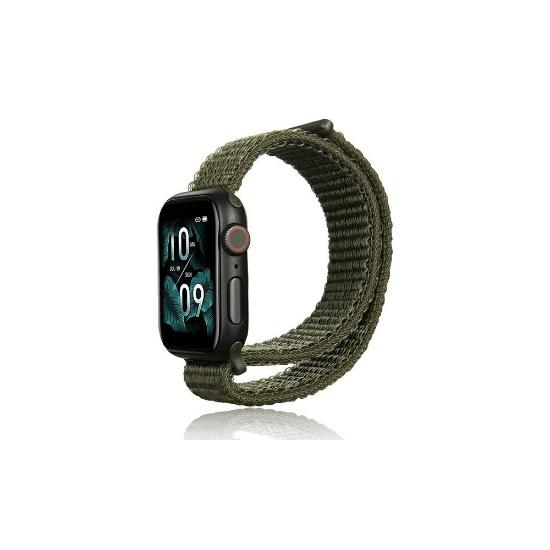Zamjenski remen BELINE Nylon za Apple Watch 42/44/45/49mm, khaki