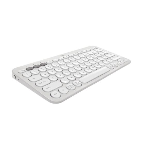 Tipkovnica LOGITECH Pebble Keys 2 K380S, BT, kompaktna, bela