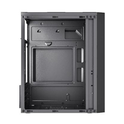 Ohišje SBOX PCC-05, mATX Mid Tower, črno, bez napajalnika