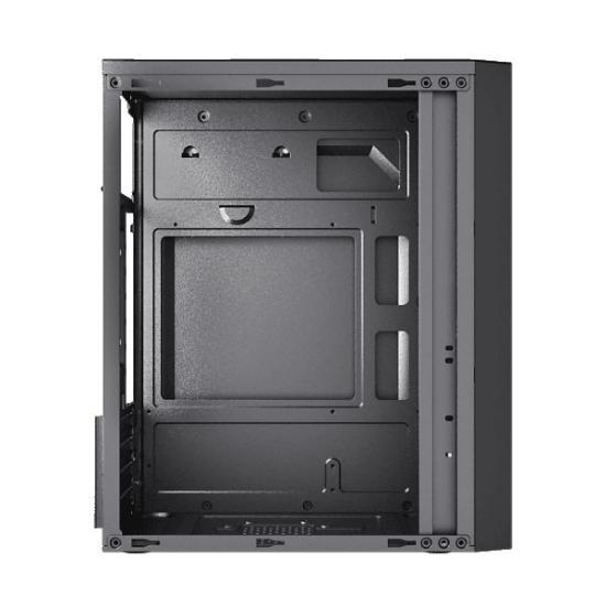Ohišje SBOX PCC-05, mATX Mid Tower, črno, bez napajalnika