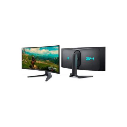 Gaming monitor 34" DELL Alienware AW3423DWF, WQHD, QD-OLED, AMD FreeSync Premium Pro, 165Hz, 0.1ms, 250cd/m2, ukrivljen, črni