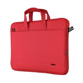 Torba za laptop TRUST Bologna Eco, Slim, 16", crvena