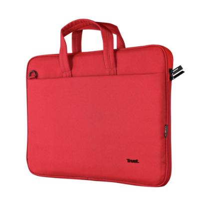 Torba za laptop TRUST Bologna Eco, Slim, 16", crvena