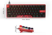 Tipkovnica STEELSERIES Apex 9 Mini Faze Clan, RGB, mehanička, OptiPoint switch, US layout, USB, crveno-črna