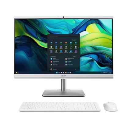 Računalo AiO ACER Aspire C24 DQ.BM4EX.001 / 23,8" FHD IPS, Core Ultra 5 125U, 16GB, 1TB SSD, Intel HD Graphics, WiFi, tipkovnica, miš, bez OS, bijelo