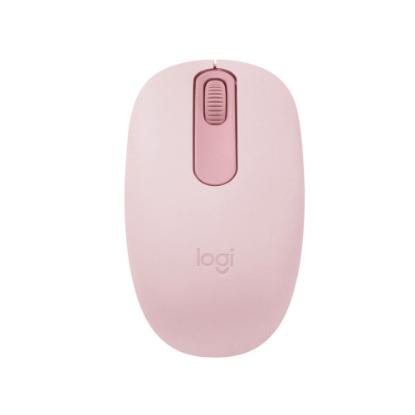 Miška LOGITECH M196, optički, bežični, BT, 1000dpi, rozi
