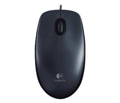 Miška LOGITECH M100, USB, črni