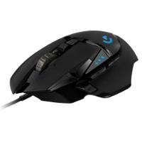Miška LOGITECH Gaming G502 Hero RGB, optički, 25600dpi, črni, USB