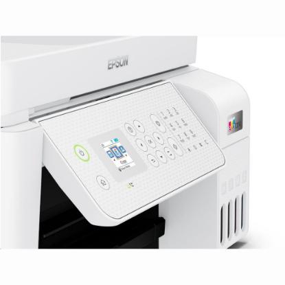 Multifunkcijski Tiskalnik EPSON EcoTank L5316, Tiskalnik/scanner/copy/fax, 5760 dpi, USB, LAN, WiFi, beli