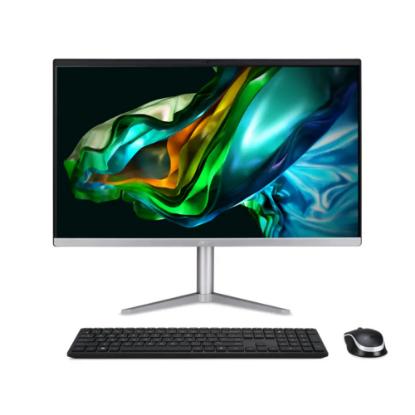Računalo AiO ACER Aspire C24-1300 DQ.BL0EX.006W / 24" FHD LED, Ryzen 5 7520U, 8GB, 1TB SSD, AMD Radeon Graphics, WiFi, tipkovnica, miš, Windows 11, srebrno