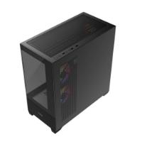 Ohišje BIT FORCE SPARK ARGB-TG3, MIDI, ATX, črno, bez napajalnika