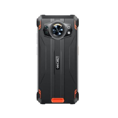 Pametni telefon OSCAL S80, 6,58", 6GB, 128GB, Android 12, crno-narančasti