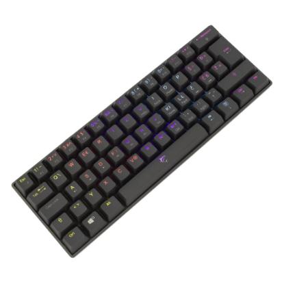 Tipkovnica WHITE SHARK GK-2022 Shinobi, RGB, smeđi switch, mehanička, UK layout, črna, USB