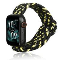 Zamjenski remen BELINE Textile za Apple Watch 42/44/45/49mm, crno-žuti
