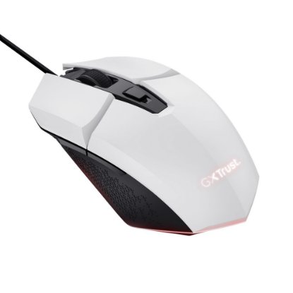 Miš TRUST GXT 109W Felox, RGB, optički, 6400dpi, bijeli
