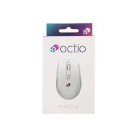 Miška OCTIO M302W, optički, bežični, 1600dpi, beli
