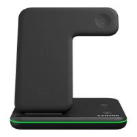 Bežični punjač CANYON WS-303, 3u1, 15W, za Apple, crni