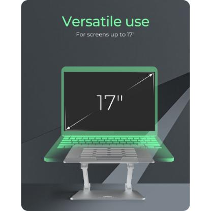 Stalak za laptop ICY BOX IB-NH300, do 17", sivi