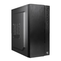 Ohišje SBOX PCC-05, mATX Mid Tower, črno, bez napajalnika