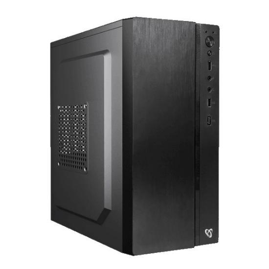 Ohišje SBOX PCC-05, mATX Mid Tower, črno, bez napajalnika