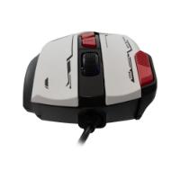 Miška BARACUDA BGM-042 Manta, RGB, optički, 12800dpi, beli