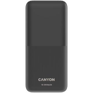 Mobilni USB punjač CANYON PB-1010, 10000 mAh, PD, QC3.0, 22.5W, crni