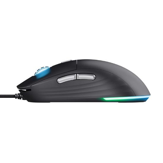 Miška TRUST GXT 925 Redex II, RGB, laserski, 10000dpi, črni