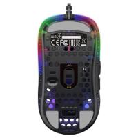 Miška XTRFY MZ1 - ZY'S Rail RGB, optički, 16000dpi, črni, USB