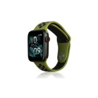 Zamjenski remen BELINE Sport Silicone za Apple Watch 38/40/41mm, zeleno-crni